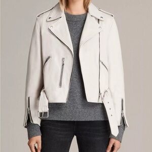 All Saints Leather Jacket 🤍
